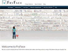 Tablet Screenshot of fryface.com